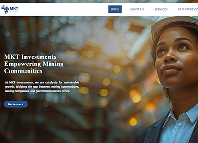 MKT Investments - Corporate WordPress Implementation