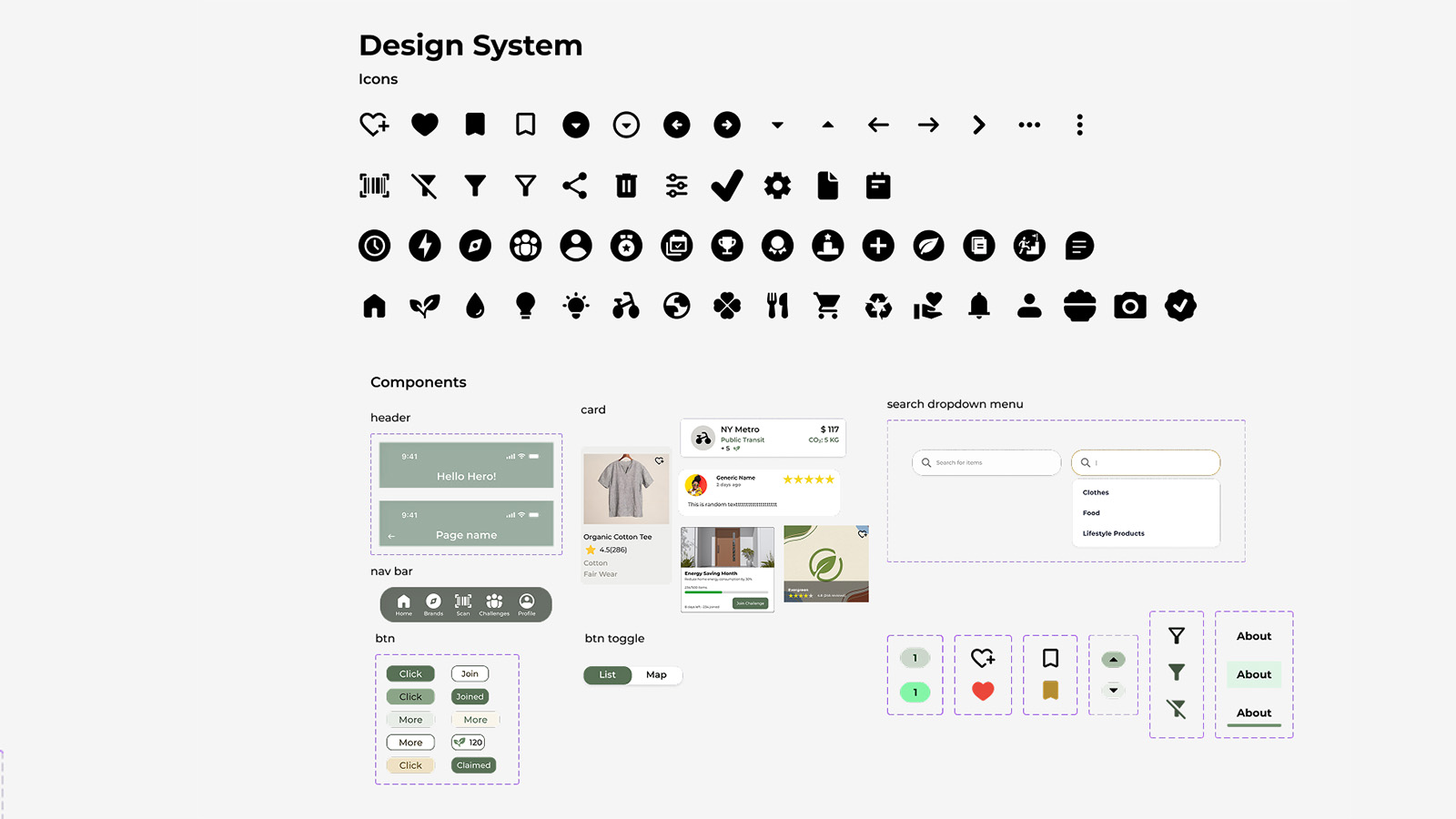 Icons & Components